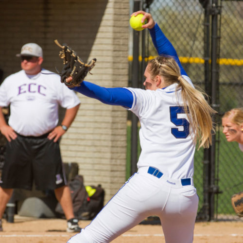 Catie Flaucher delivers the pitch