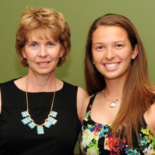 Shelby Crist and her mother