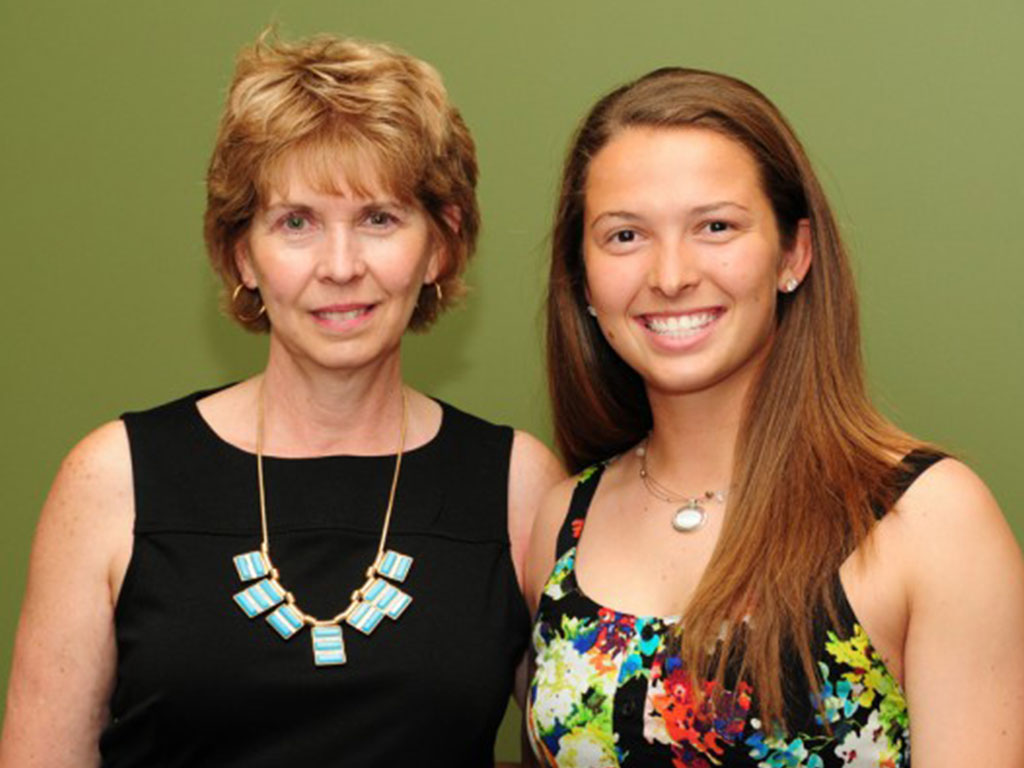 Shelby Crist and her mother