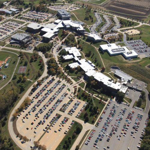 aerial photo of main campus 2014