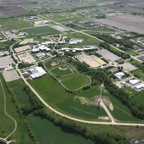 aerial of main campus