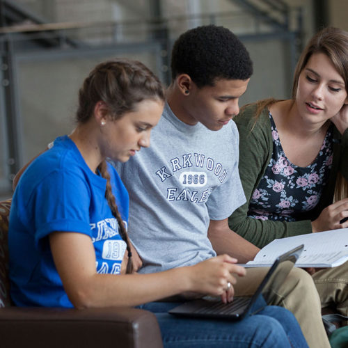 Kirkwood Students Studying