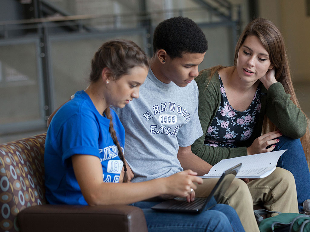 Kirkwood Students Studying