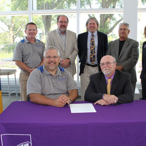 Kirkwood, Western Illinois Sign Reverse Transfer Agreement