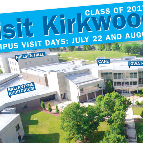 Kirkwood to host summer campus visits 2016