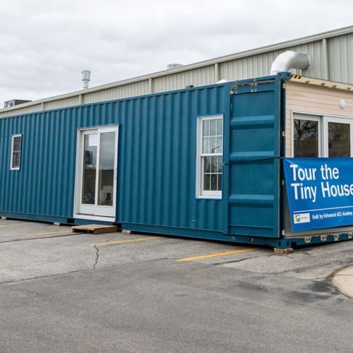 student-built tiny house