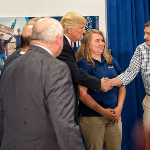 President Trump visits Kirkwood ag program