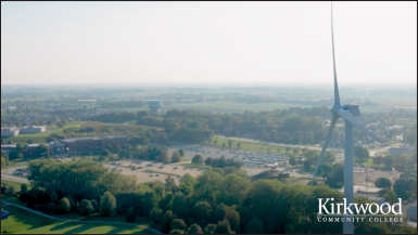 Kirkwood Community College Background Video Wind Turbine and Main Campus thumbnail