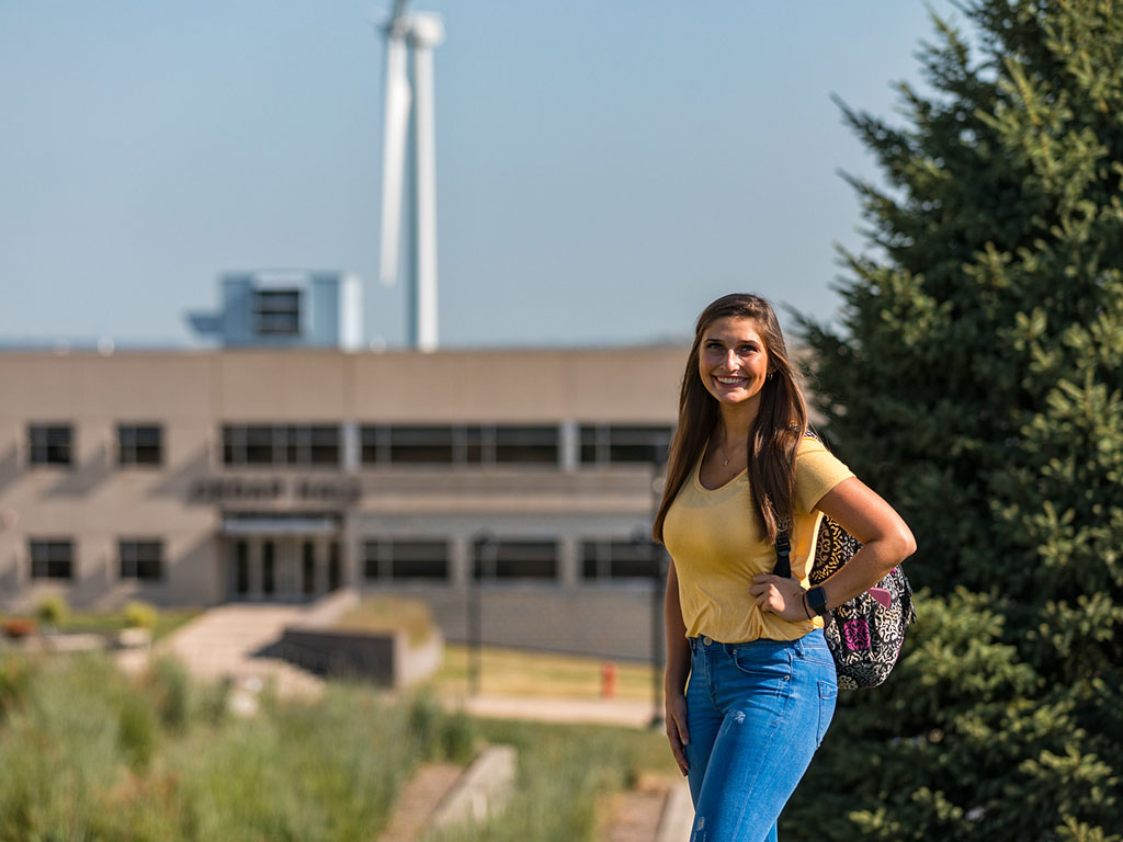 smiling female student featured