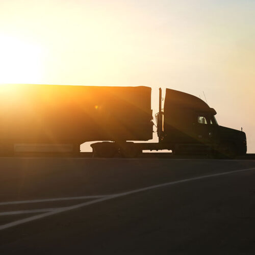 Truck-with-Sun-in-Background