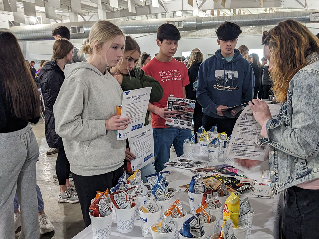 Cedar-County-Career-Fair-Students-Listening-to-an-Employer-Featured