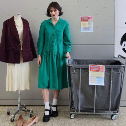 Tessa-with-Donated-Clothes-and-a-Donation-Bin-Featured