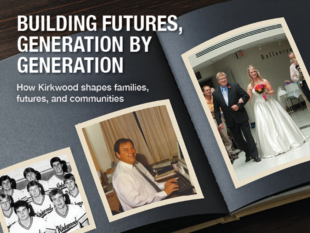 Currents, Spring 2026. Building futures, generation by generation. How Kirkwood shapes families, futures, and communities.