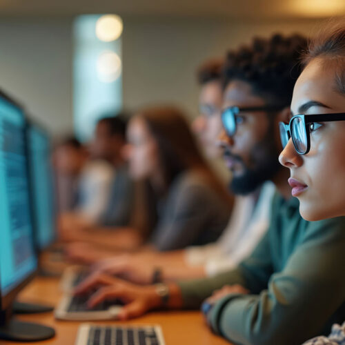 Students-Looking-at-Code-on-Cumputers Featured